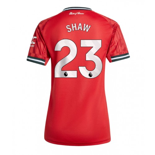 Manchester United Luke Shaw #23 Hemmatröja Dam 2025-26 Kortärmad Manchester United Luke Shaw #23 Hemmatröja Dam 2025-26 Kortärmad